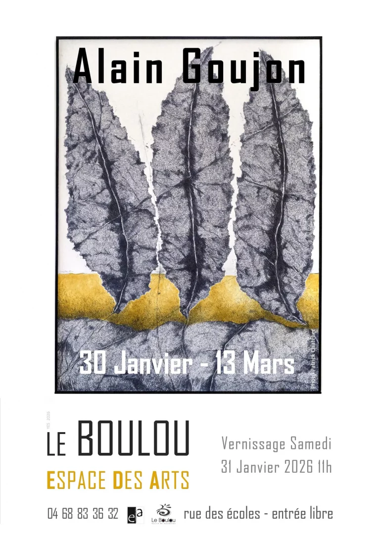 Exposition Alain Goujon à Le Boulou (30 janvier - 13 mars) : Un voyage artistique entre nature et poésie