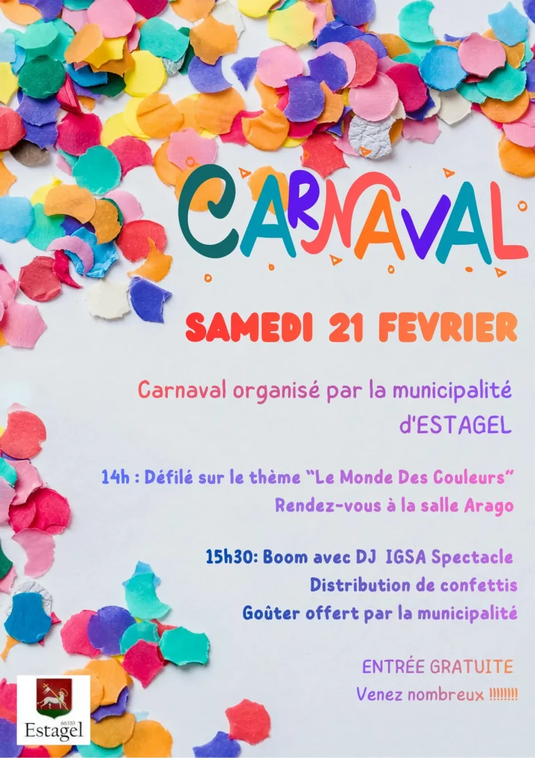 Carnaval d'Estagel 21 février : Une explosion de couleurs et de fête !