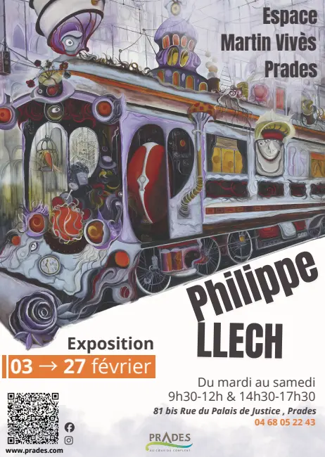 Exposition à Prades (Février 2026) : Les peintures oniriques de Philippe Llech