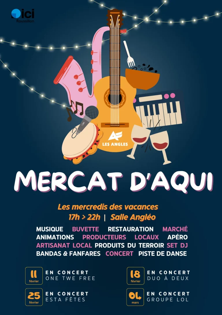 Les Angles - 18 février 2025 - Mercat d'Aqui : Concert, gastronomie et artisanat local
