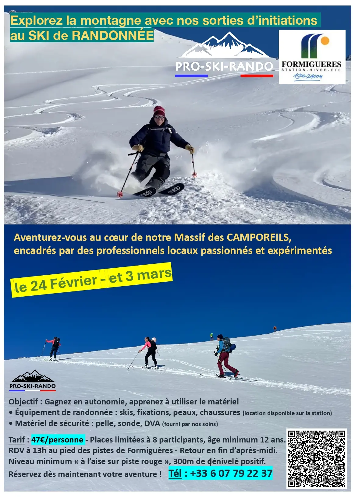 Formiguères 2026 : Initiez-vous au ski de randonnée au cœur des Pyrénées