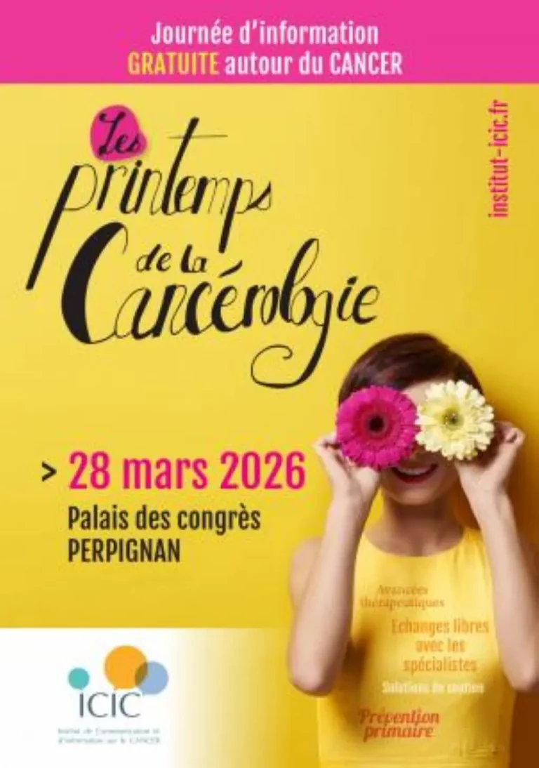 Les Printemps de la Cancérologie 2026 à Perpignan : conférences et échanges gratuits pour mieux comprendre la santé