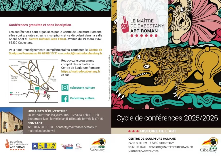 Cabestany, 31 mars 2026 : Conférence sur le Maître de Cabestany au Centre de Sculpture Romane