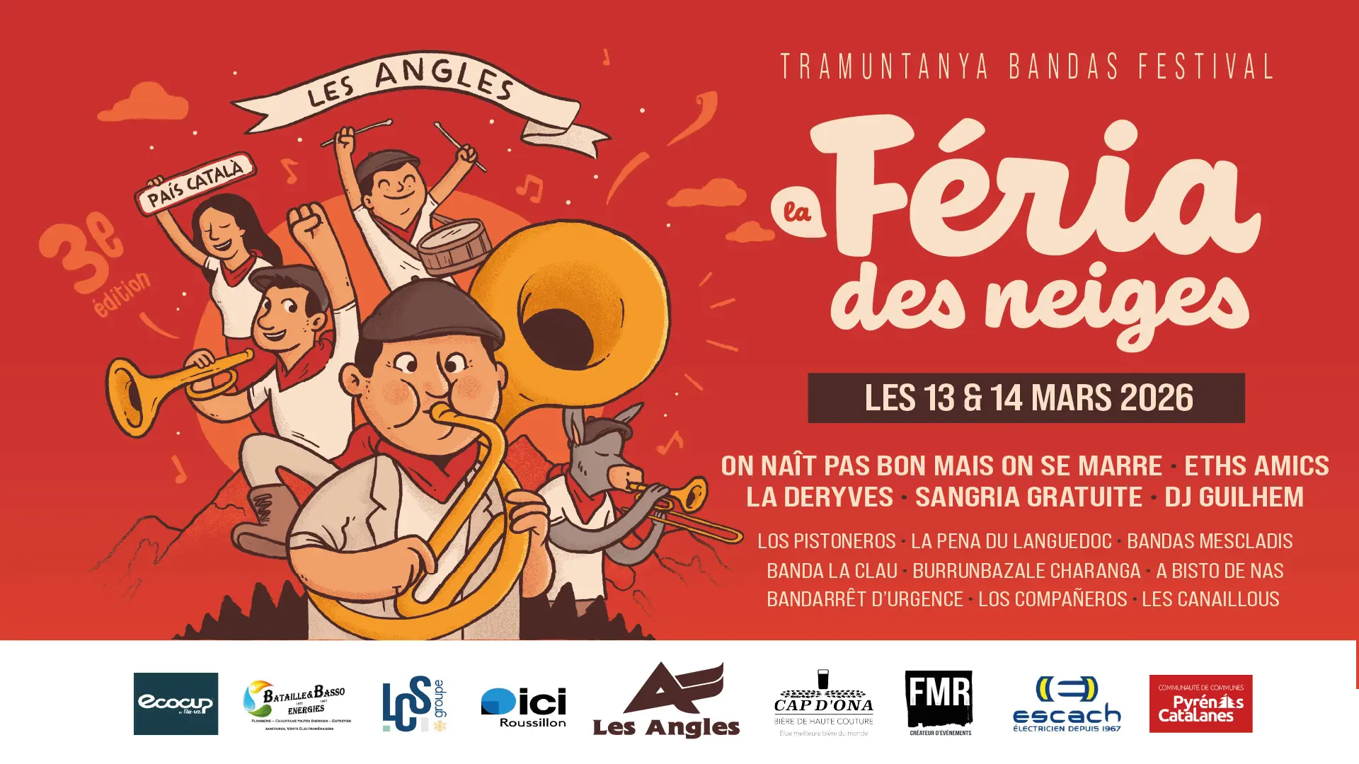 Féria des Neiges aux Angles - 13 et 14 mars 2026 : Musique et Fête en Altitude