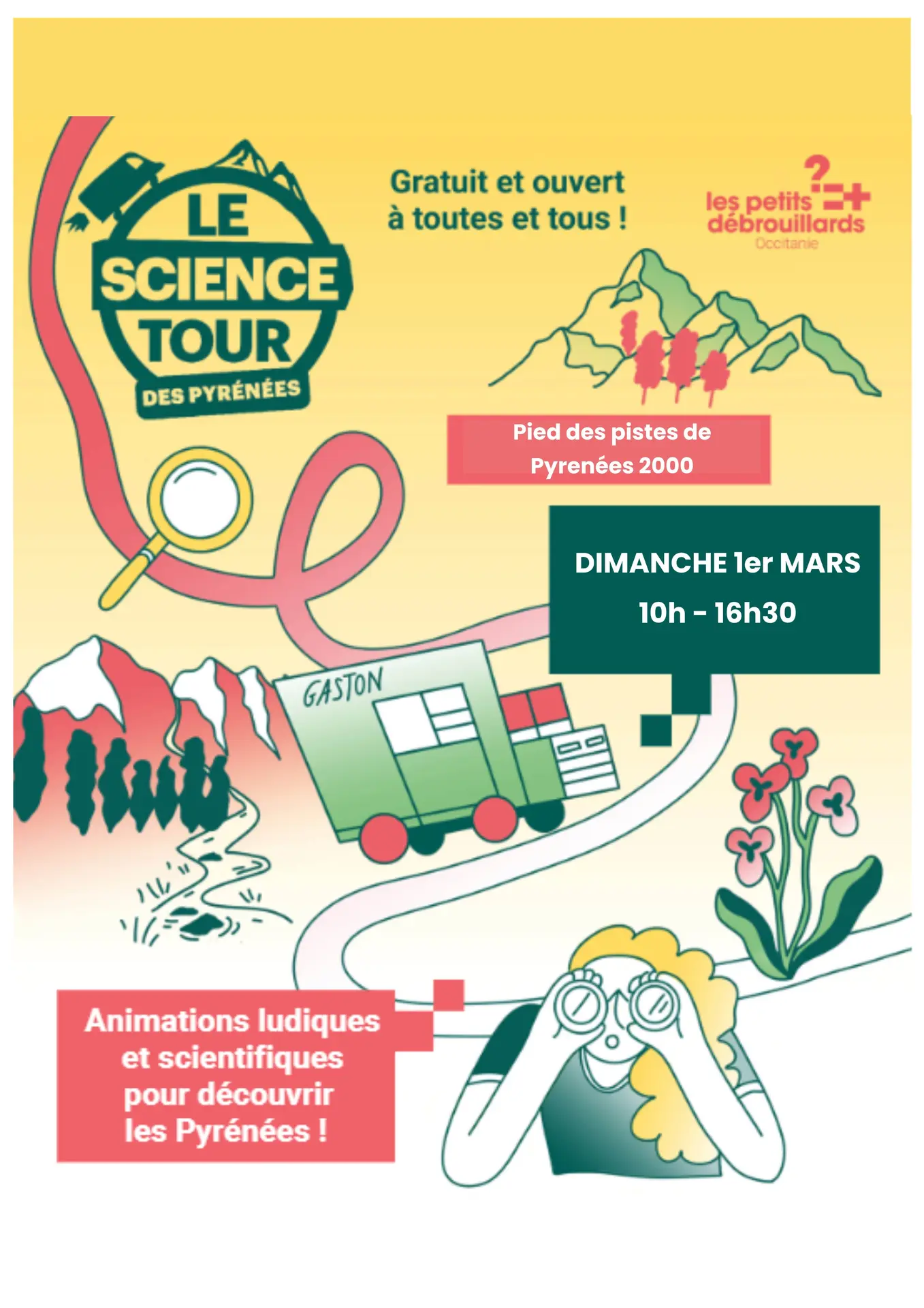 Bolquère - 1er mars - Le Science Tour : Une journée ludique et éducative au cœur des Pyrénées