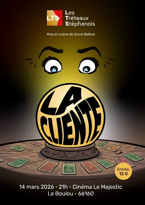 Le Boulou – 14 mars – Théâtre « La Cliente » par les Tréteaux Stéphanois, une soirée pleine de rires !