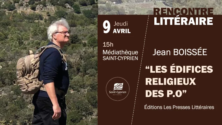 Saint-Cyprien - 9 avril 2023 - Conférence sur les édifices religieux des Pyrénées-Orientales