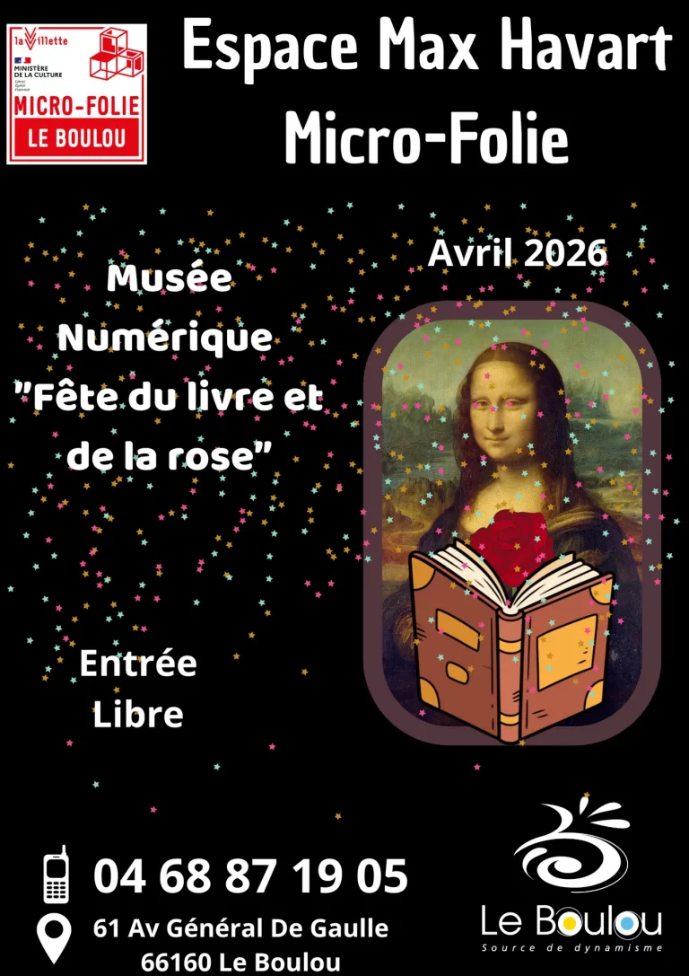 Le Boulou en avril 2026 : Découvrez l'exposition numérique dédiée à la Fête du Livre et de la Rose
