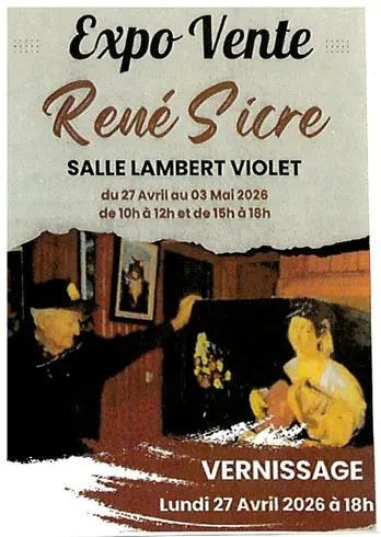 Thuir - 27 avril au 3 mai 2026 - Exposition-vente René Sicre : À la rencontre d’un artiste local