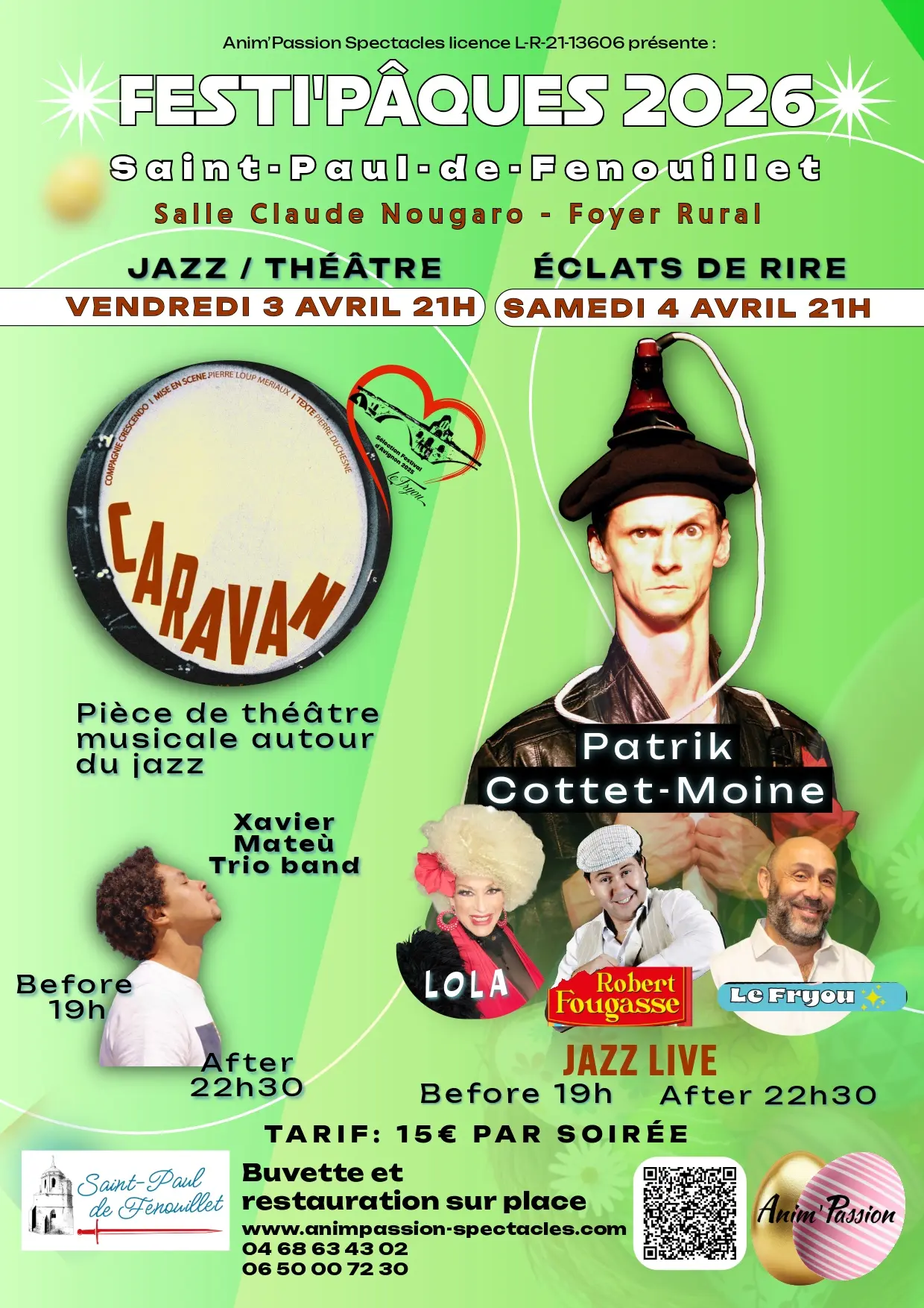 Saint-Paul-de-Fenouillet - 3 et 4 avril 2026 - Festi'Pâques : deux jours de spectacles éclatants