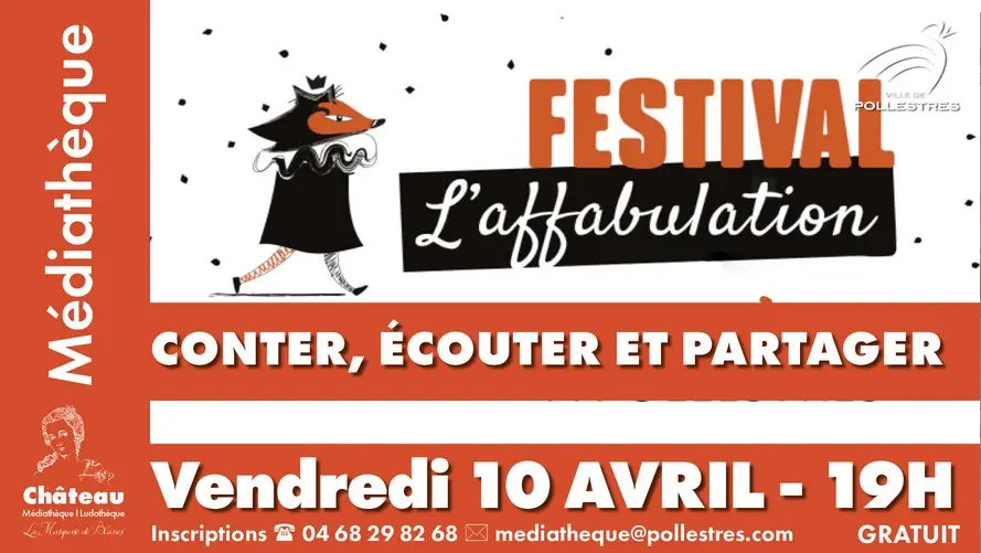 Festival de l'Affabulation à Pollestres : Contes et légendes vous attendent le 10 avril
