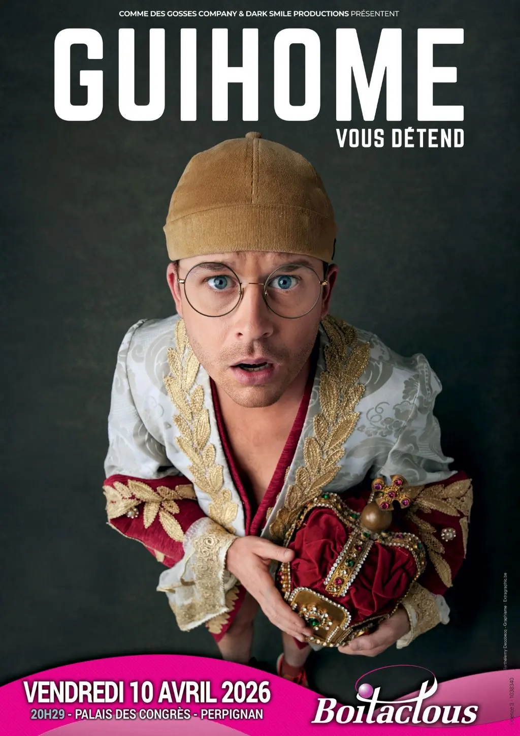 Perpignan - 10 avril - GuiHome au Palais des Congrès pour une soirée d'humour inoubliable