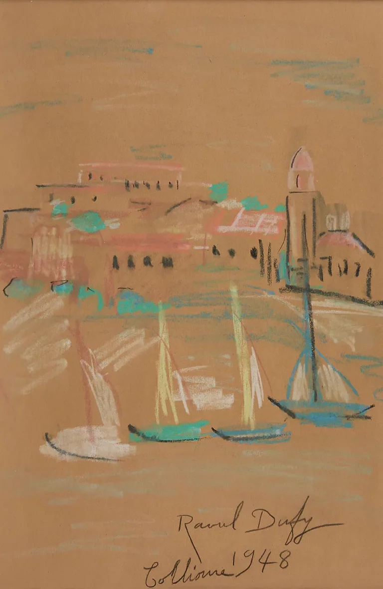Collioure, 10 avril 2026 : Présentation exclusive du pastel de Raoul Dufy