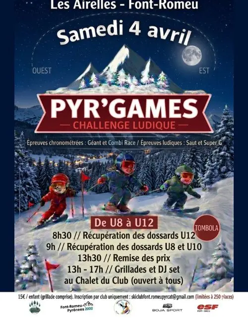 Pyr’Games à Font-Romeu - 4 avril 2023 : Sports et convivialité en pleine montagne