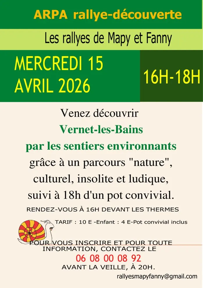 Rallye Découverte à Vernet-les-Bains le 15 avril : Explorez les belvédères panoramiques