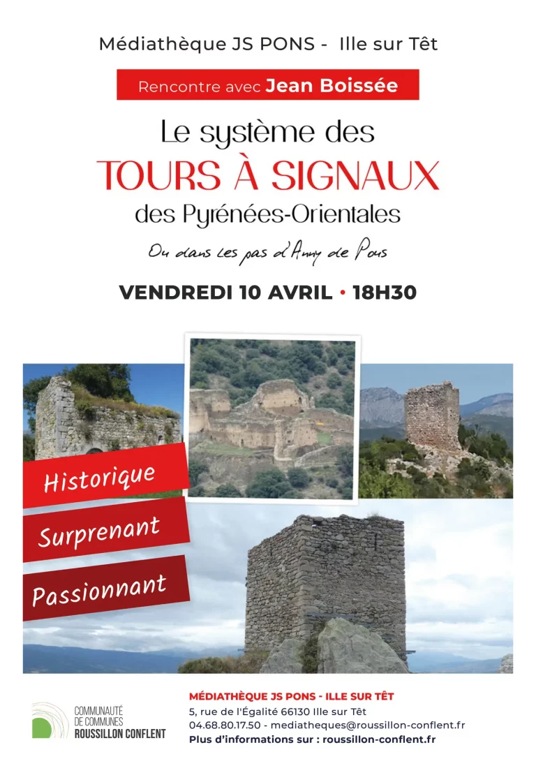 Rencontre littéraire à Ille-sur-Têt avec Jean Boissée le 10 avril 2024