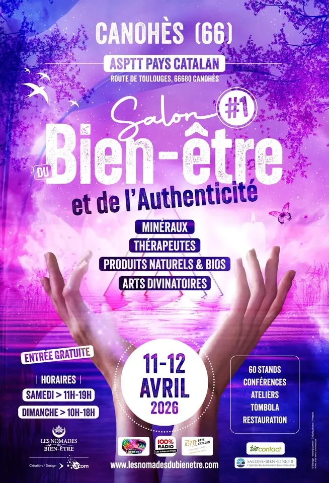 Canohès, 11-12 avril 2026 : Salon du Bien-Être et Découvertes Bienfaisantes