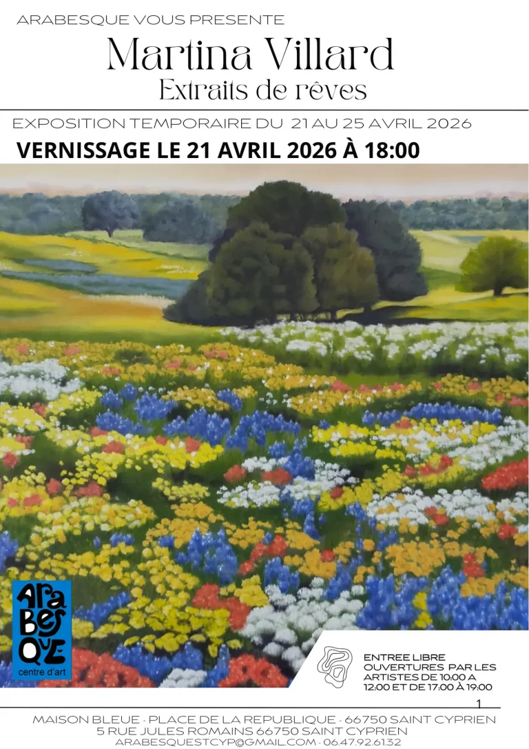 Saint-Cyprien | 21 avril | Vernissage culturel | Une plongée dans « Extraits de rêves »