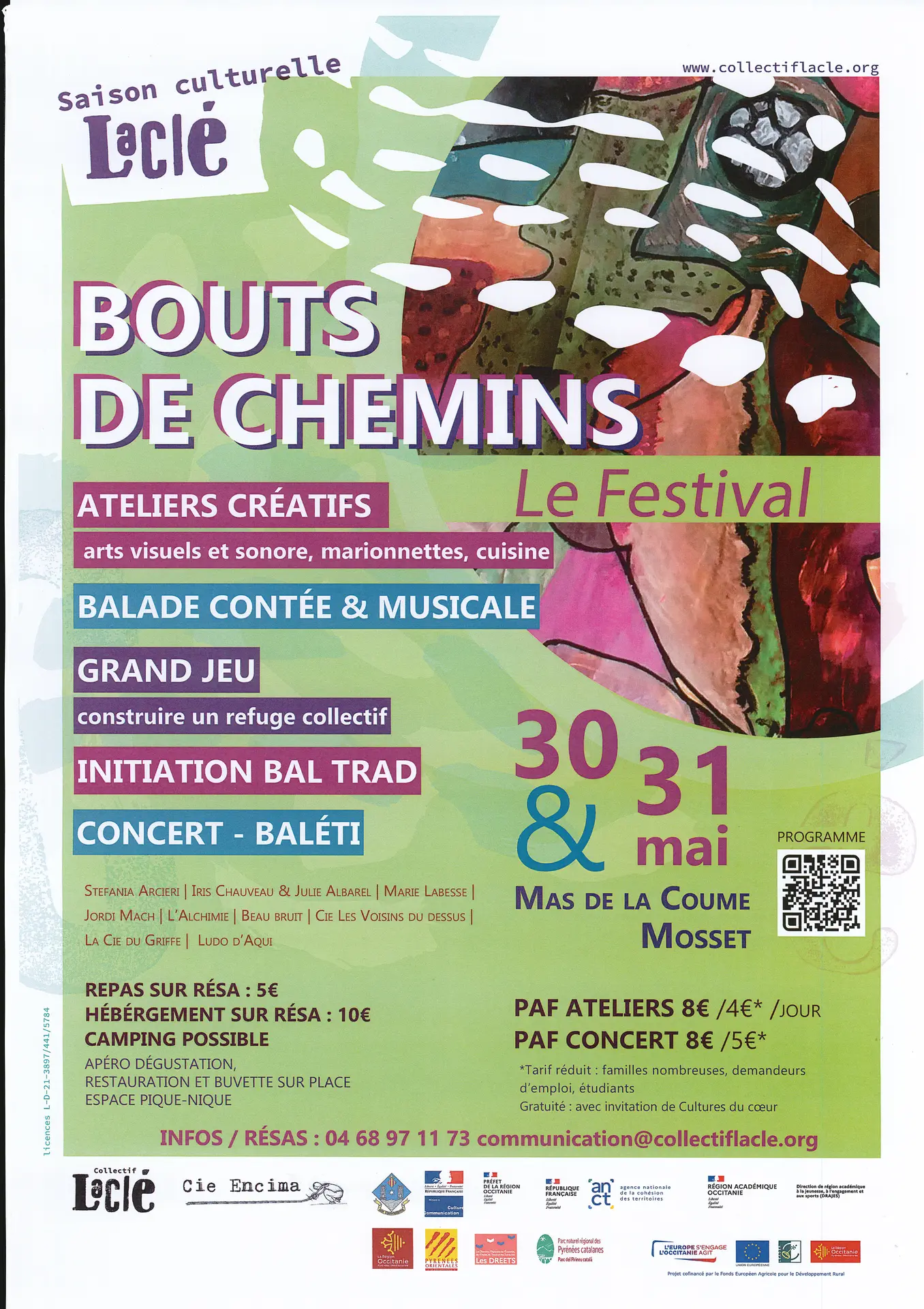 Mosset - 31 mai 2026 - Festival Bouts de Chemins - Une escapade culturelle et conviviale