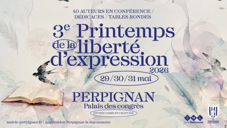 Perpignan - du 29 au 31 mai - 3ᵉ Printemps de la Liberté d'Expression : Trois jours de débats et rencontres culturelles