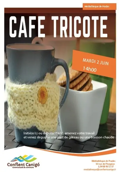 Prades – 2 juin : Participez au convivial Café Tricoté pour les passionnés de tricot